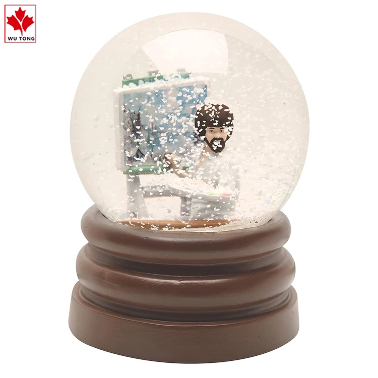 Custom Snow Globe Painting Fun, Glass and Resin Water Globe