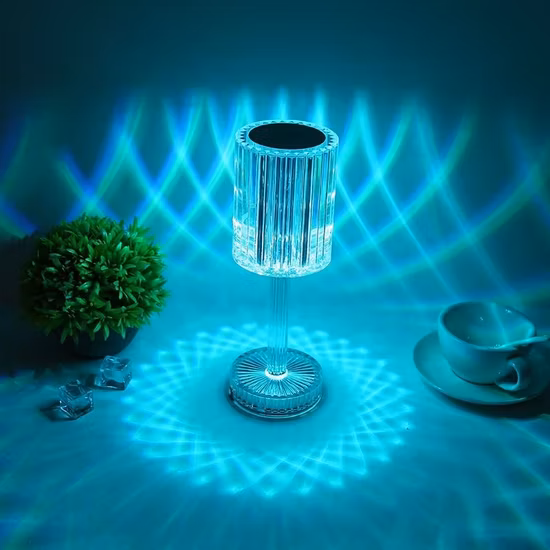 Decoraciones navideñas, mesa para sala de estar, decoración del hogar, música nevada, lámpara hexagonal